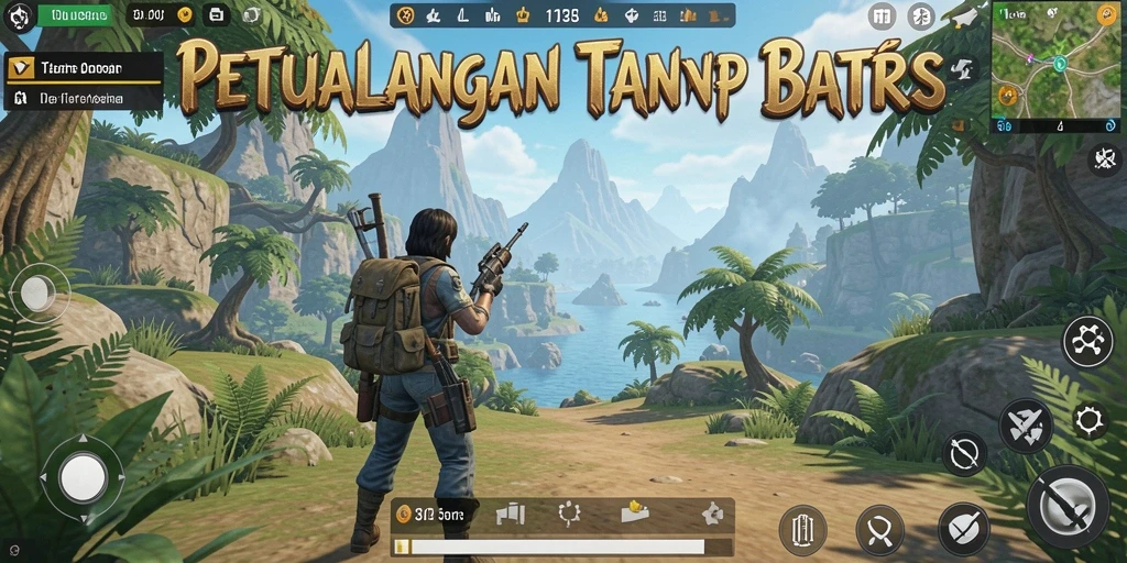 Tampilan gameplay <strong>33L</strong> yang menakjubkan di dunia terbuka.