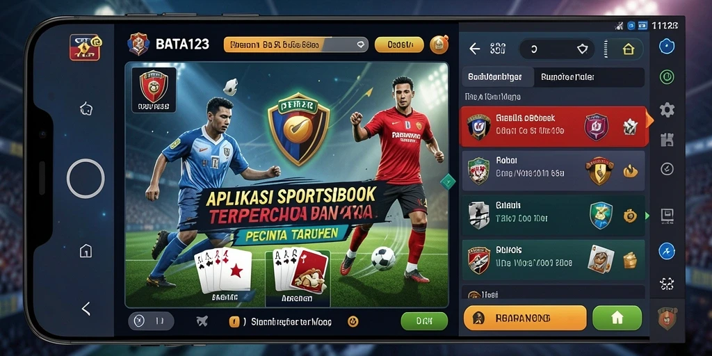Tampilan gameplay Sportsbook yang menarik dan interaktif dari BATA123.