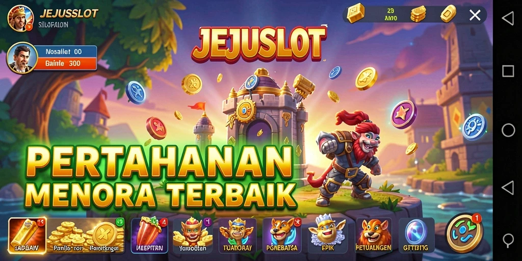 Gameplay seru dari JEJUSLOT dalam Tower Defense yang menegangkan.
