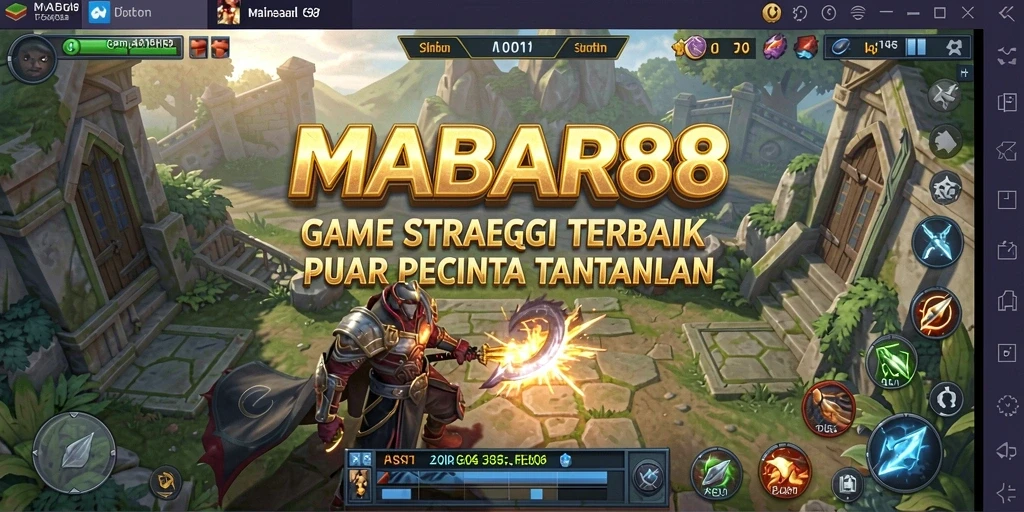 Gameplay MABAR88 yang menantang dan penuh strategi.