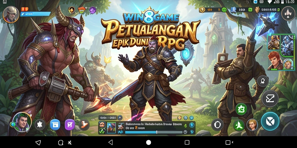 Tampilan gameplay aksi RPG yang seru dan mendebarkan.